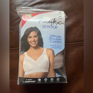 NIB Playtex Wirefree Bra 44C - Toffee color